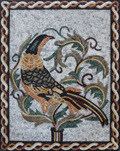 AN1143<BR>Artistic Bird in Leaves