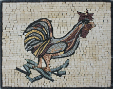 AN879<BR>Rooster Fun Mosaic