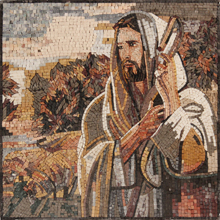 FG1024<BR>Jesus Christ Wondering Mosaic