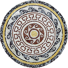 MD74 Elegant mutli design medallion mosaic