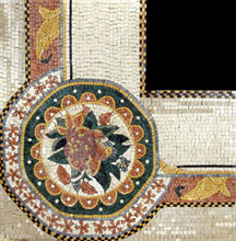 BD295 Colorful mosaic border design