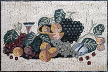 GEO228 fruit arrangement ktichen mosaic