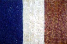 GEO660 France Flag mosaic reproduction