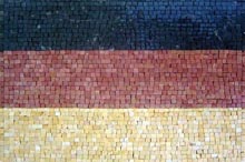 GEO661 Germany Flag mosaic reproduction