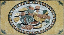 GEO1152 fruit combo kitchen art mosaic