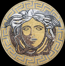 MD115 Gold versace medallion mosaic