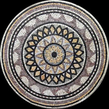 MD134 Flower art medallion mosaic