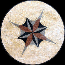 MD149 Central star design medallion mosaic