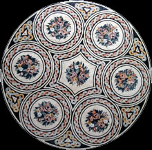 MD153 Limoges porcelain motif marble Mosaic