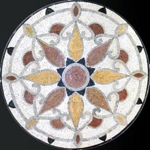 MD36 colorful star marble art mosaic