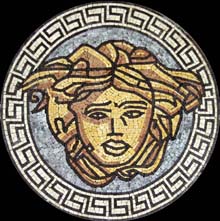 MD512 Versace design medallion mosaic