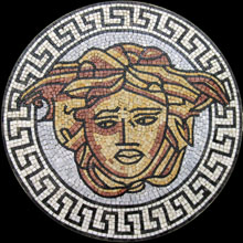 MD517 Versace design medallion mosaic
