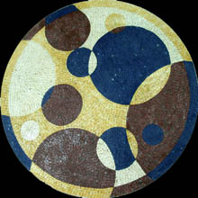 MD52 Modern Colorful Circles Mosaic