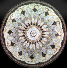 MD60 beautiful flower design art mosaic