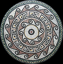 MD7 Medallion mosaic art