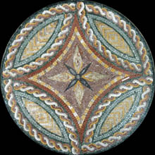 MD962 Losange braid design medallion