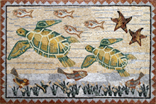 AN206 Ocean life mosaic