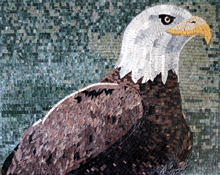 AN221 Eagle head mosaic