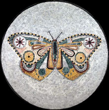 AN23 Multi design colorful butterly mosaic
