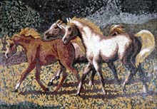 AN261 Horse trio mosaic