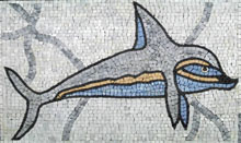 AN29 dolphin grey mosaic