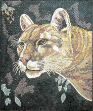 AN347 Tiger head mosaic