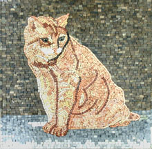 AN360 Golden cat mosaic