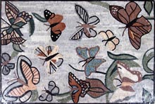 AN468 Flying butterflies mosaic