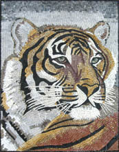 AN641 Tiger head mosaic