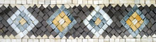 BD112 Losanges deisgn mosaic border