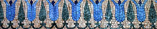 BD162 blue floral assortment mosaic