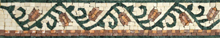 BD210 decorative floral design marble mosaic