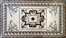 CR122 Artistic multi design mosaic carpet