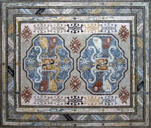 CR77 Egyptian art style patterns mosaic