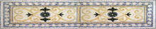 CR589 Rectangular mosaic design with border