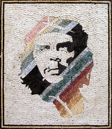 FG195 Che Guevara  Mosaic Art Mosaic