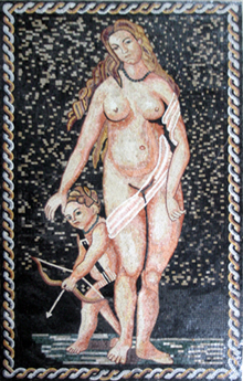 FG343 Venus and Cupid Mosaic