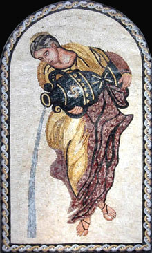 FG37 Woman pourring water Mosaic