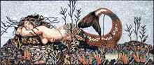 FG395 Mermaid Mosaic Art  Mosaic