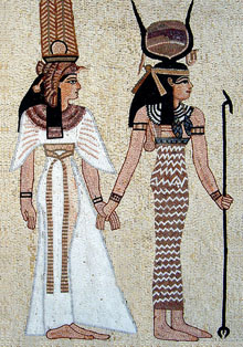 FG85 Egyptian Scene Mosaic  Mosaic