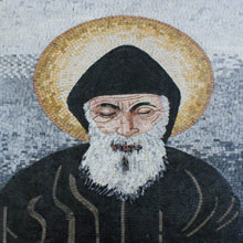 FG821 Saint Charbel Icon Mosaic