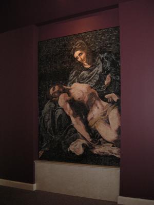The Mourning Mary Mosaic Art