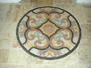 Celtic Floor Mosaic Medallion