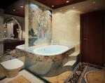 Indian Style Bathroom Mosaic Jacuzzi Cover