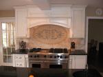 Oval Mosaic Kitchen Backsplash