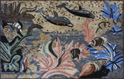 AN243 Beautiful underwater mosaic