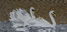 AN957<BR>Swan Lake Marble Mosaic