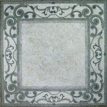 GEO851<BR>Plain and Frame Vines Mosaic