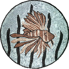 MD63 Fish marble mosaic