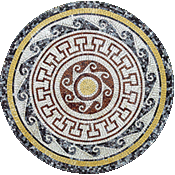 MD74 Elegant mutli design medallion mosaic